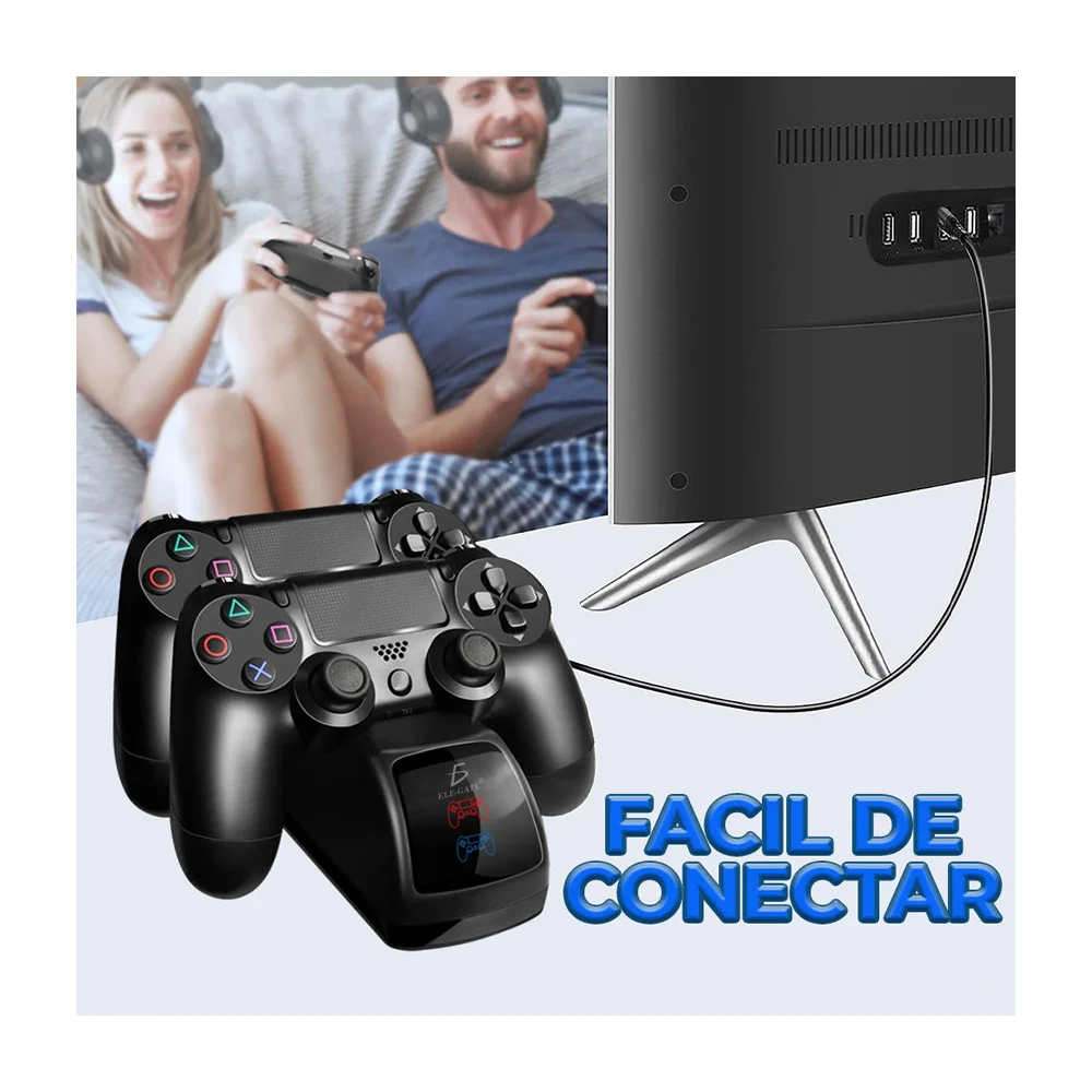 Base para cargar controles dualshock de playstation