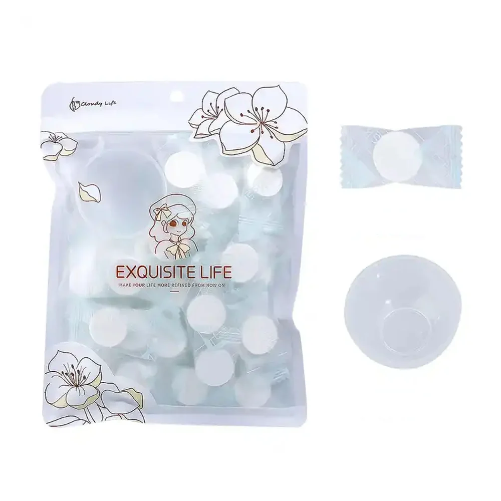 Paquete con 51 mascarillas de compresión disolventes en agua para el mantenimiento de la piel / exquisite life / cloudy life / cl21131