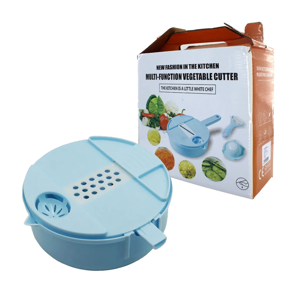 Cortador manual de verduras con capacidad de 1.8L y accesorios intercambiables / cmfc / new fashion in the kitchen