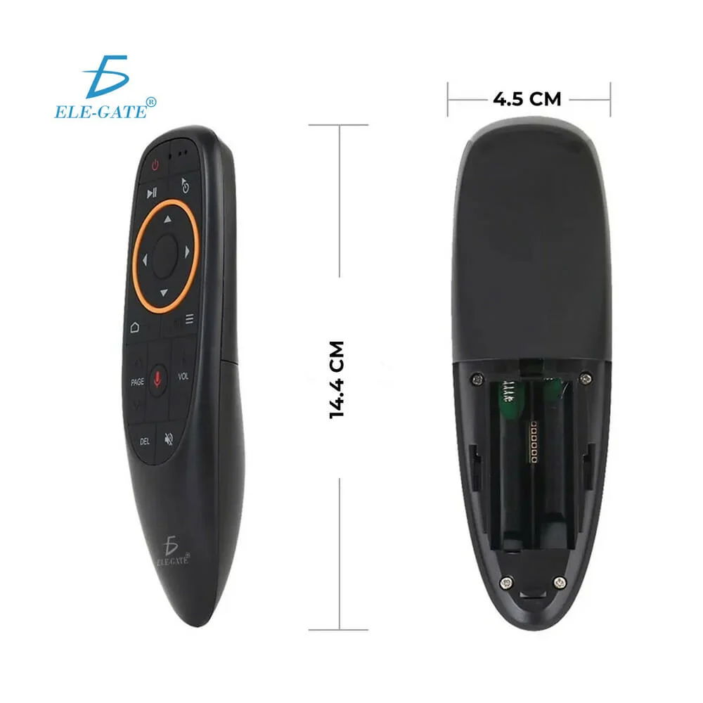 Control remoto air mouse ele-gate con giroscopio y activación por voz / con.g10s