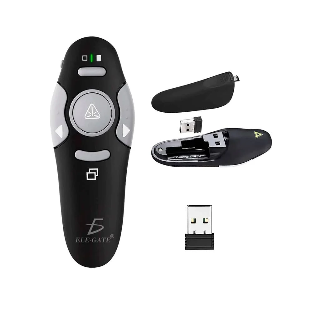 Control remoto clicker de presentaciones USB con punto laser / con.110