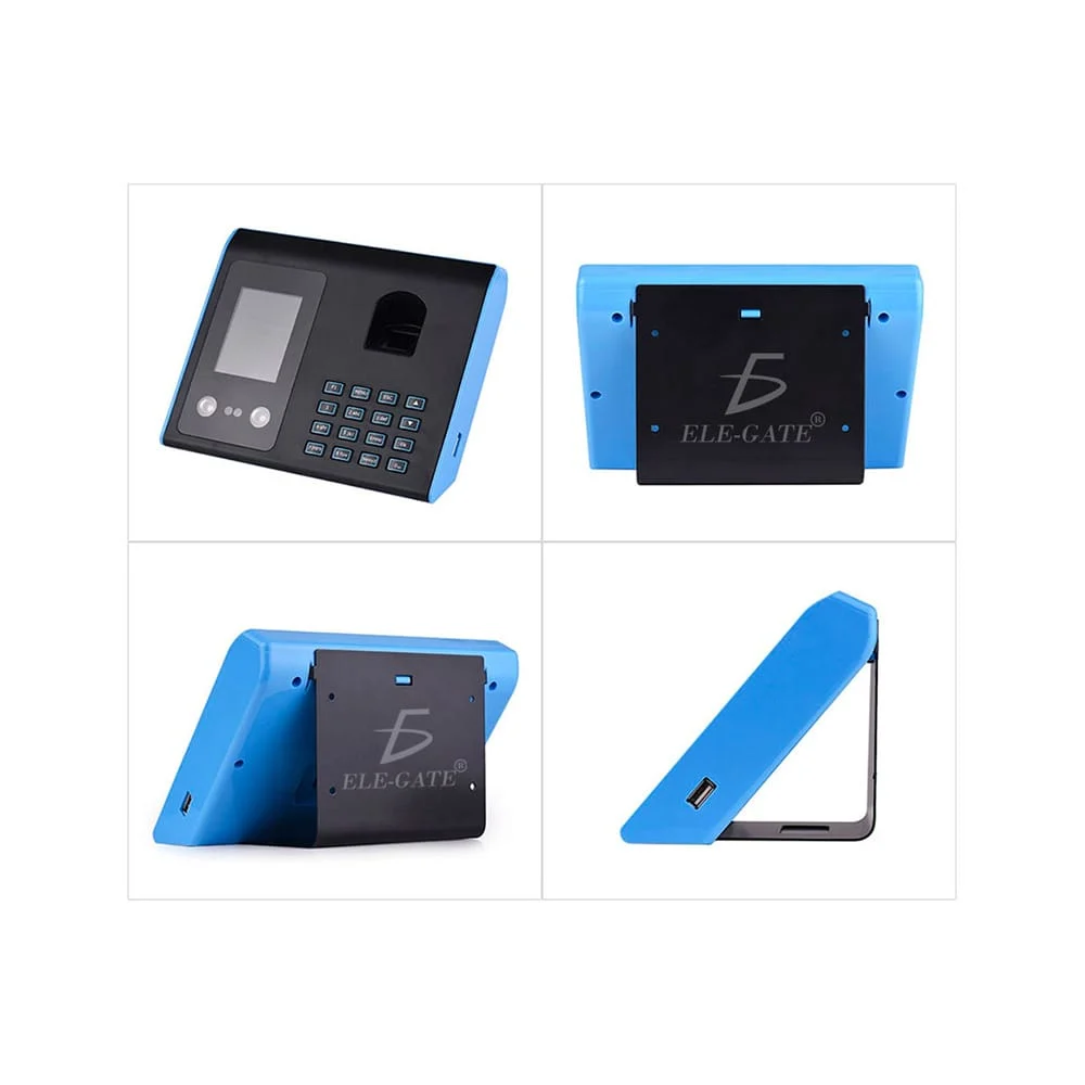 Maquina reloj checador con identificador de huella y cámara frontal