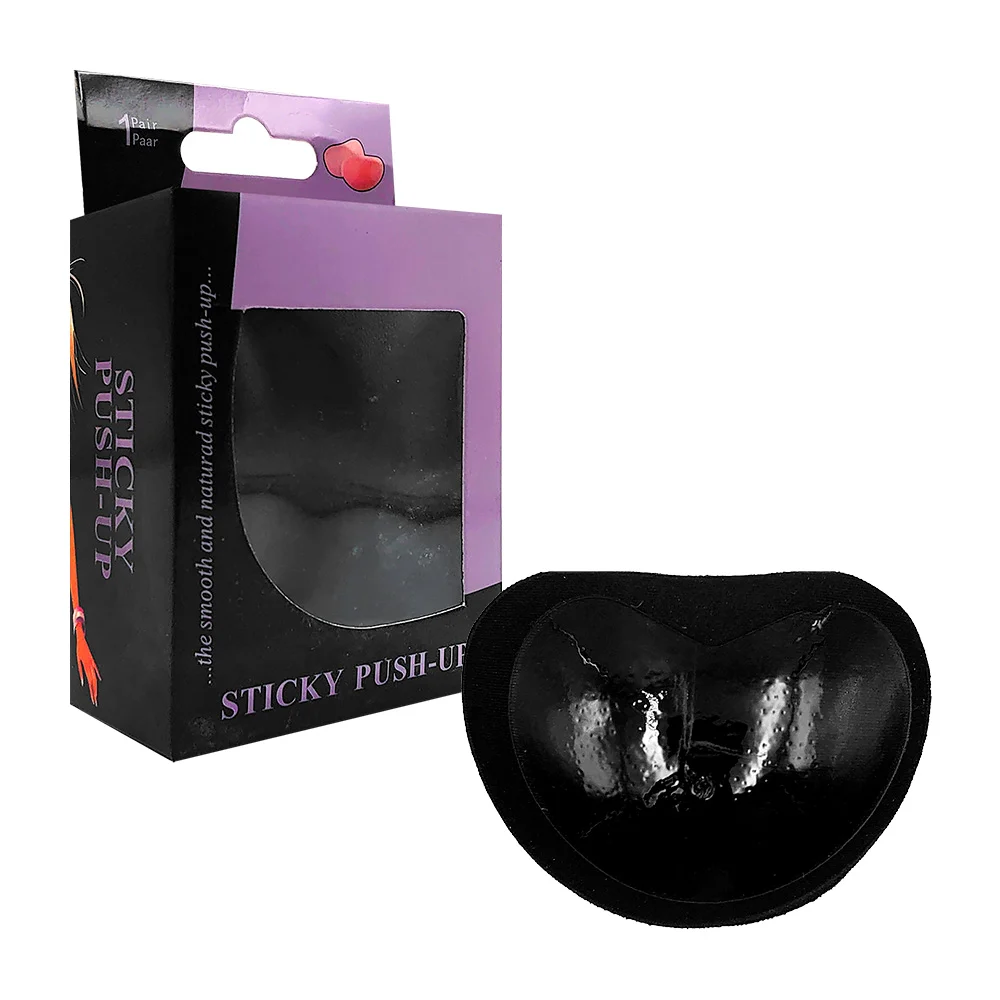 Par de almohadillas adhesivas con efecto push up para el brasier / sticky push - up / cr242