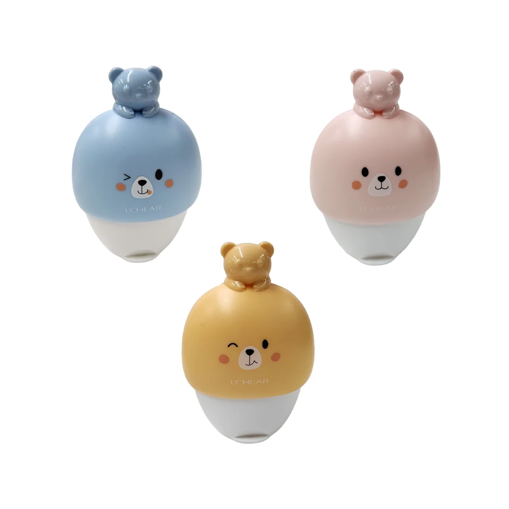 1pza Botella de crema hidratante para manos lchear de 65g en forma de oso, variedad de colores / q6115 / t621-278je