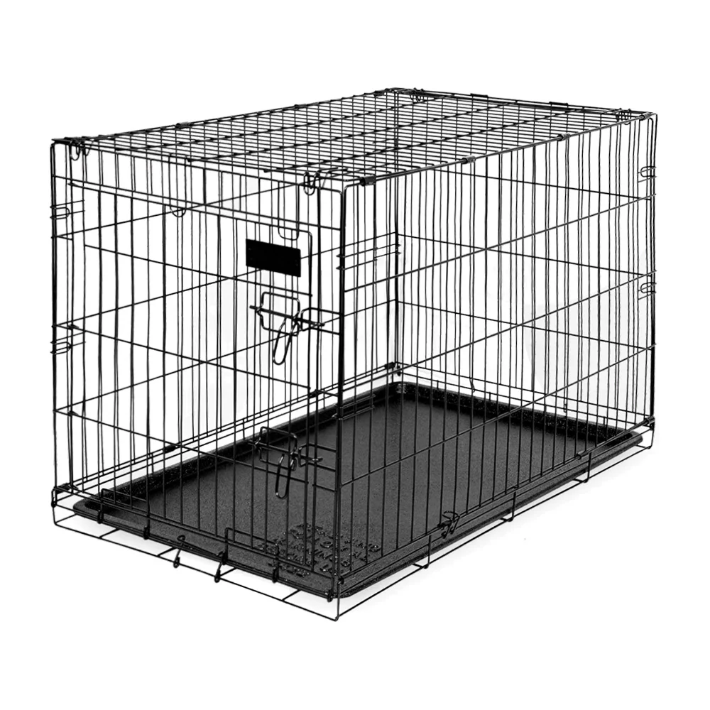 Transportadora jaula metálica para mascota, 95.5×12.5x59cm / dog cages