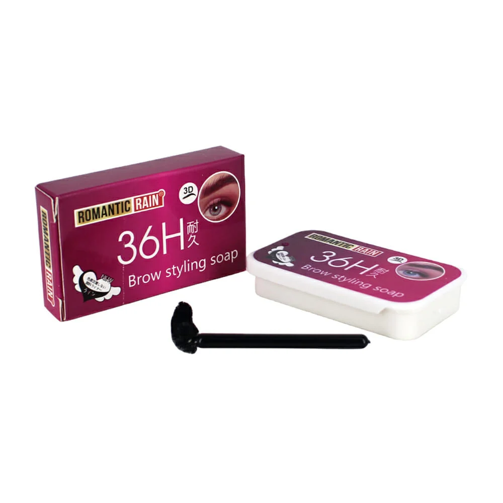 Jabón pomada 36h romantic rain con cepillo aplicador para ceja / y289