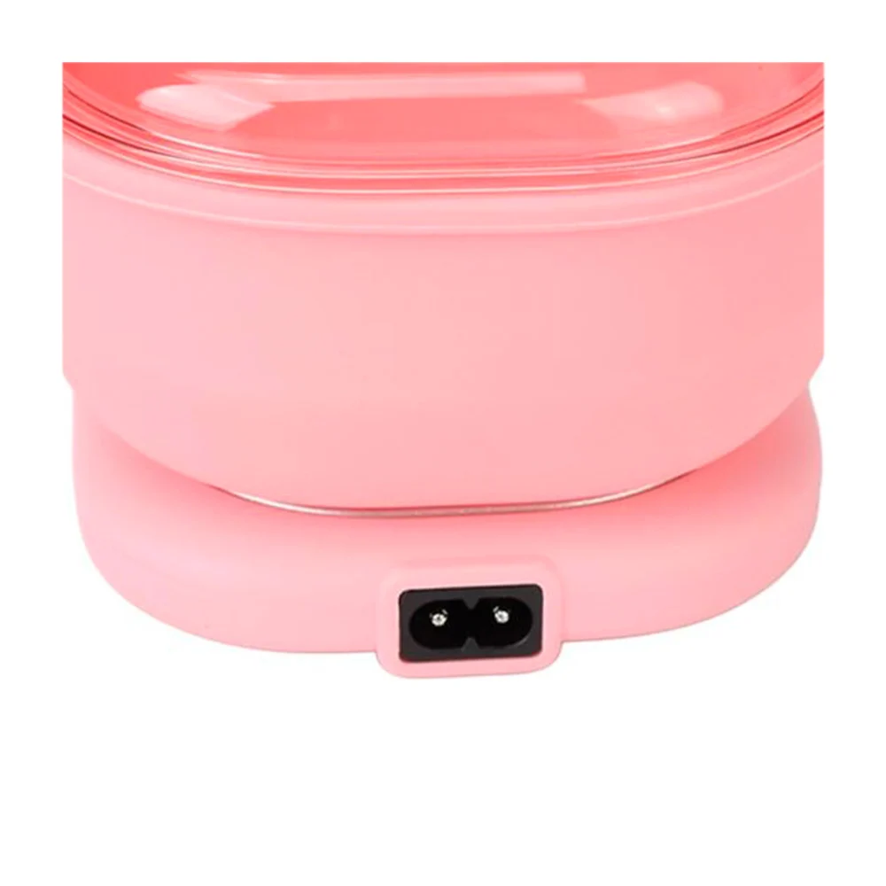 Máquina fundidora tipo bowl de silicón para cera depiladora con tapadera, variedad de colores / cl-2208