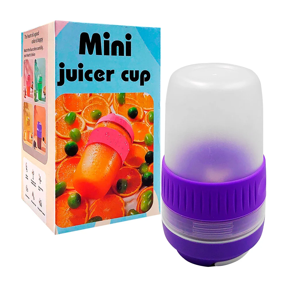 Mini vaso portátil con cuchillas para hacer jugo, recargable, variedad de colores / d-20450