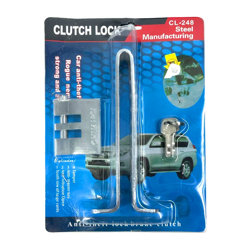 Cerradura con candado antirrobo de acero para vehículos / cl-248