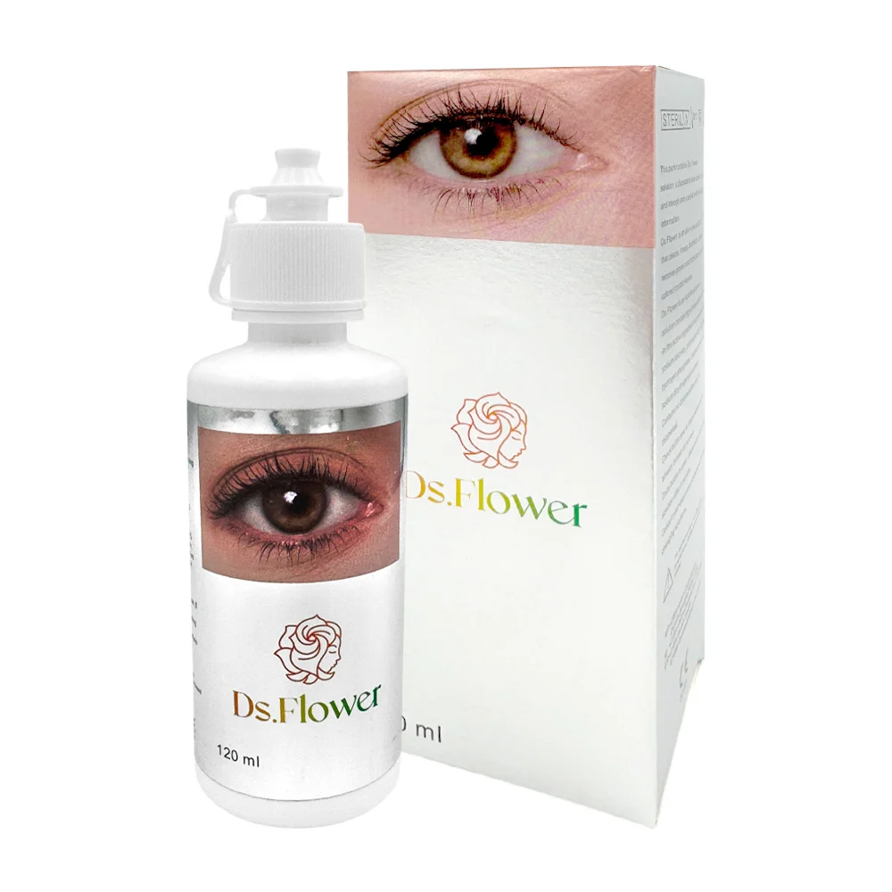 Solución para lentes de contacto de 120 ml / ds.flower / Líquido de lentillas