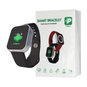 Smart bracelet / pulsera inteligente cuadrada con sensores para ritmo…