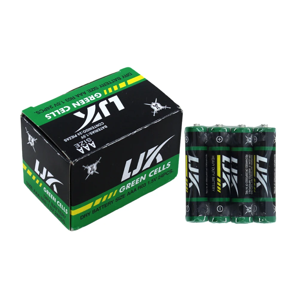 Caja con 24 pilas ljk triple aaa / d7-1