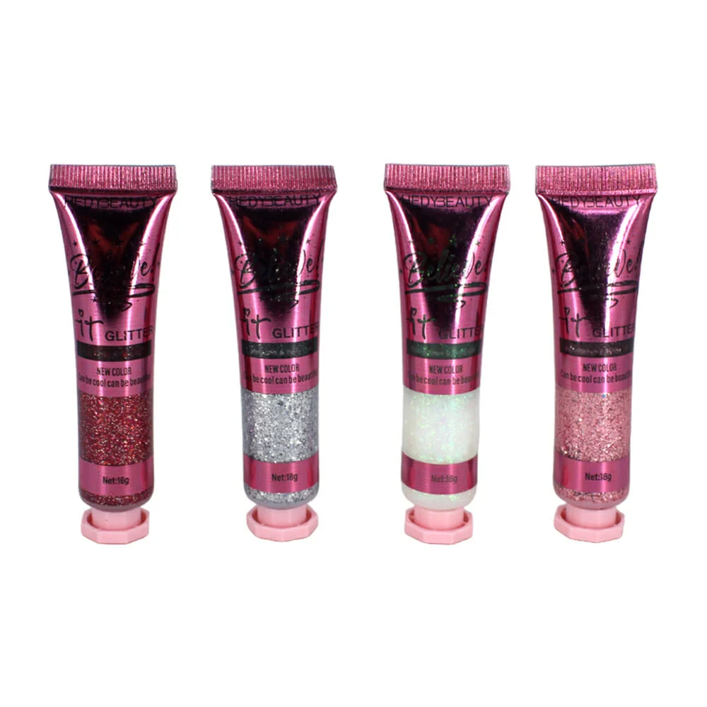 1pza Sombra en gel para ojos y cuerpo hedybeauty 18g, believe it, variedad de colores / 3003 / cx23-d75 / zxq02580 / d76/ the one glitter