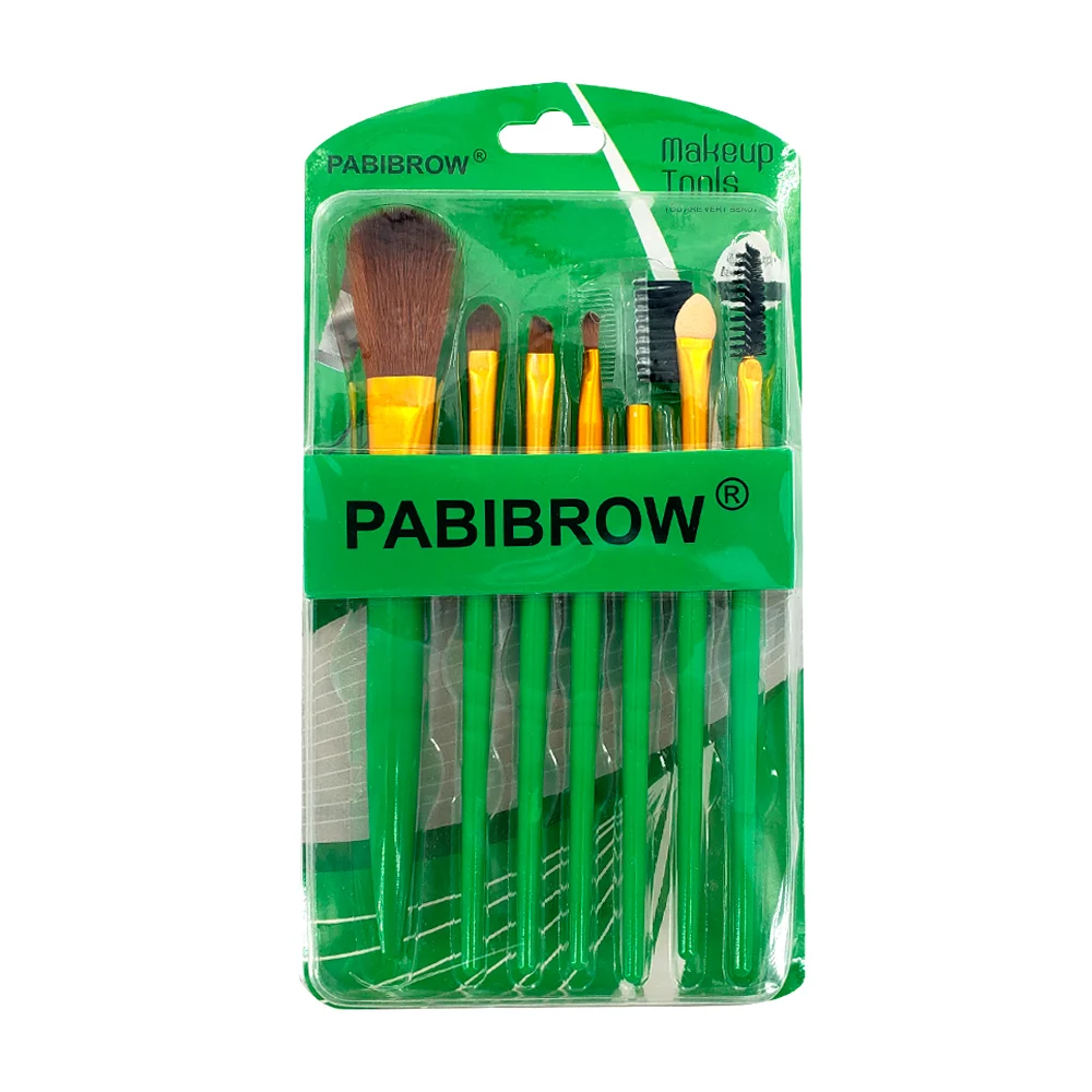 Set de 7 brochas para maquillaje, variedad de colores / pabibrow / wl101