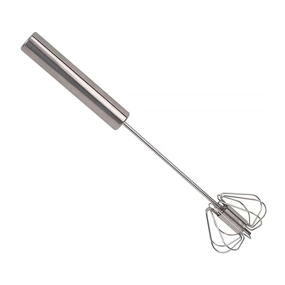 Batidor de presión metálico 12 pulgadas / ddq12 / batidor globo / mezclador para huevos