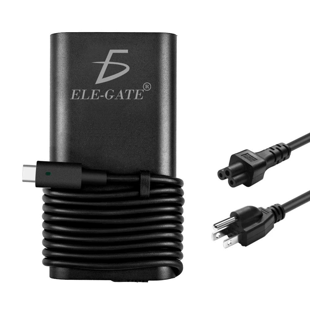 Cargador para laptop con entrada tipo c, compatible con dell precision / 130w 20v 6.5a