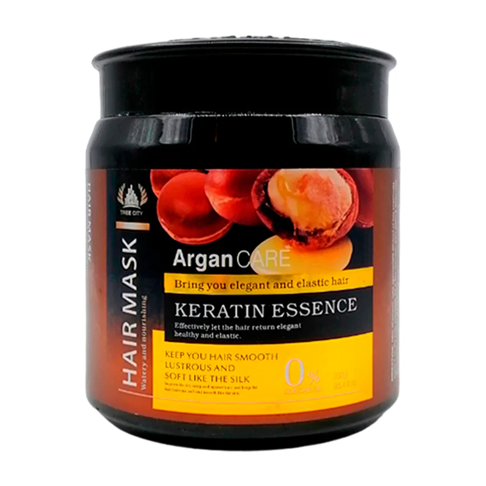 Mascarilla capilar con extracto de argán y esencia de keratina, 750g / tc-2215
