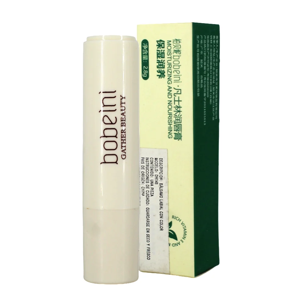 Bálsamo labial con vitamina e para hidratar y nutrir los labios, 2.8g / bobeini
