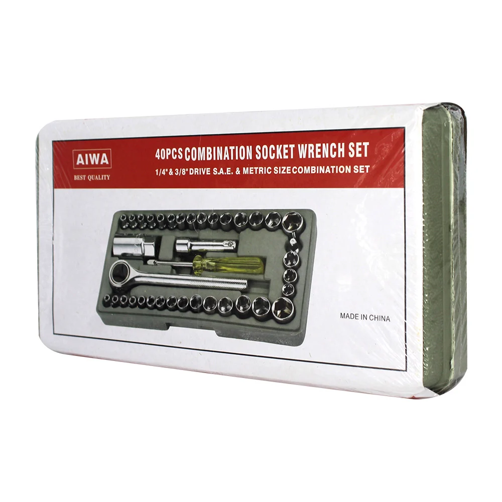 Estuche con 40 herramientas multifuncion...