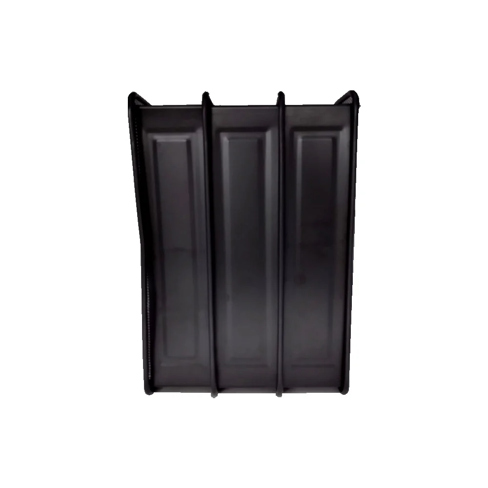 Archivero organizador metálico de acero inoxidable con 3 compartimentos para documentos / dl3043