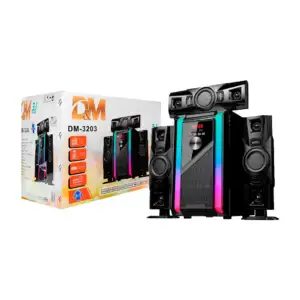 Equipo de sonido con 3 amplificadores pantalla digital, entrada usb, …