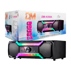 Bocina grande cuadrada bluetooth entrada usb, tf, radio fm, entrada p…