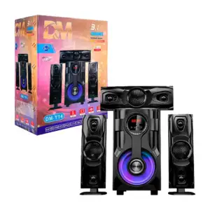Equipo de sonido con 3 amplificadores conexión bluetooth, entrada sd,…