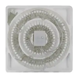 Serie de 100l luces led de cadena lineal con luz rgb para decoración …