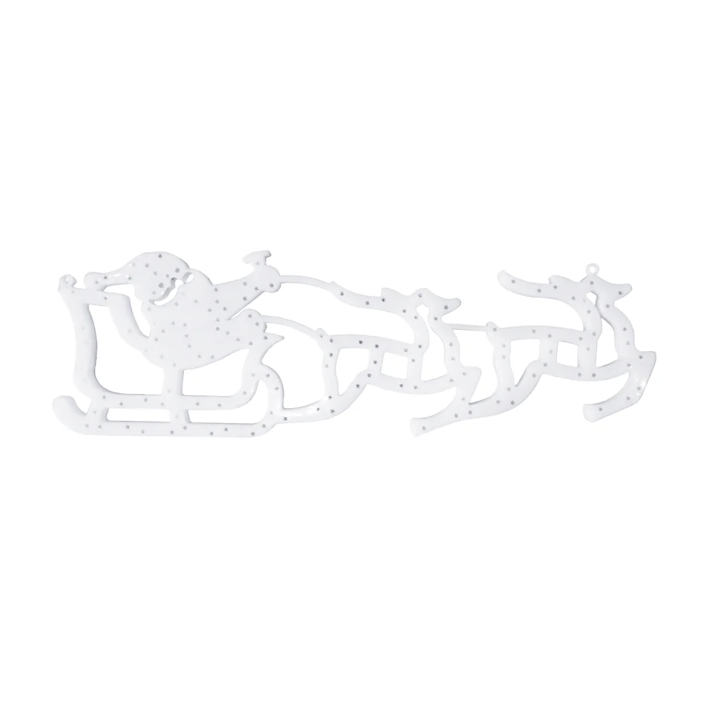 Adorno colgante de luces navideñas forma del trineo de santa claus con enchufe y regulador de luz, variedad de modelos / dml8217