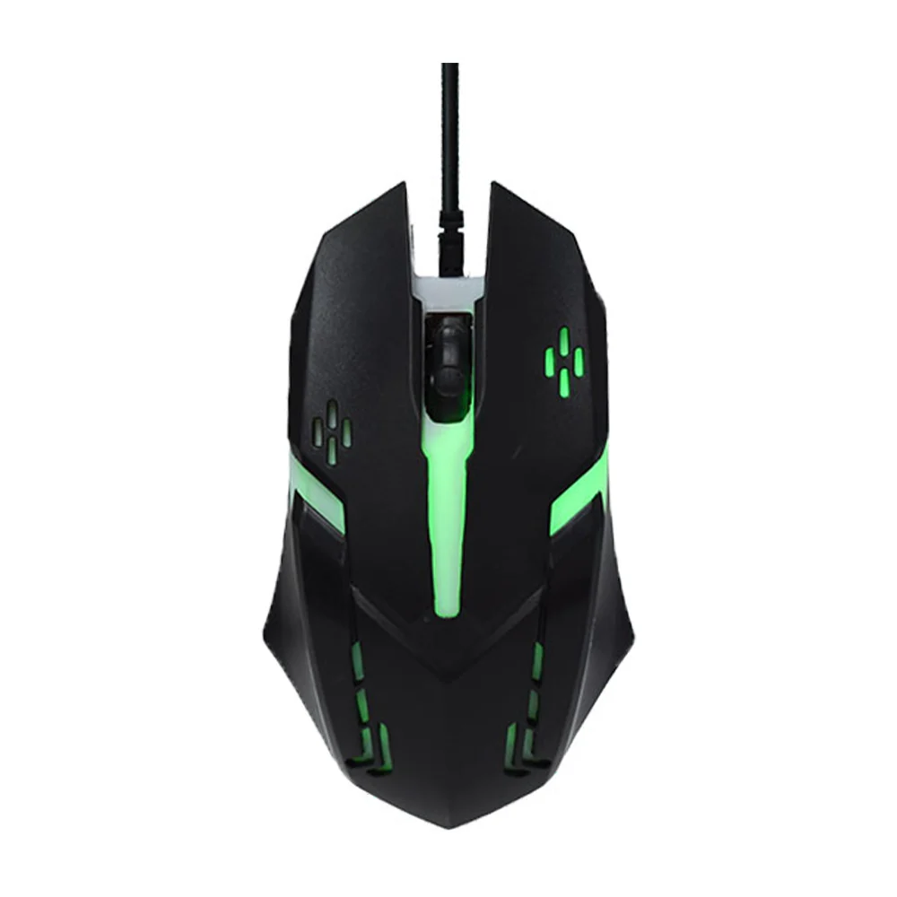 Mouse gamer alámbrico buytiti con luces led, variedad de colores / 659411