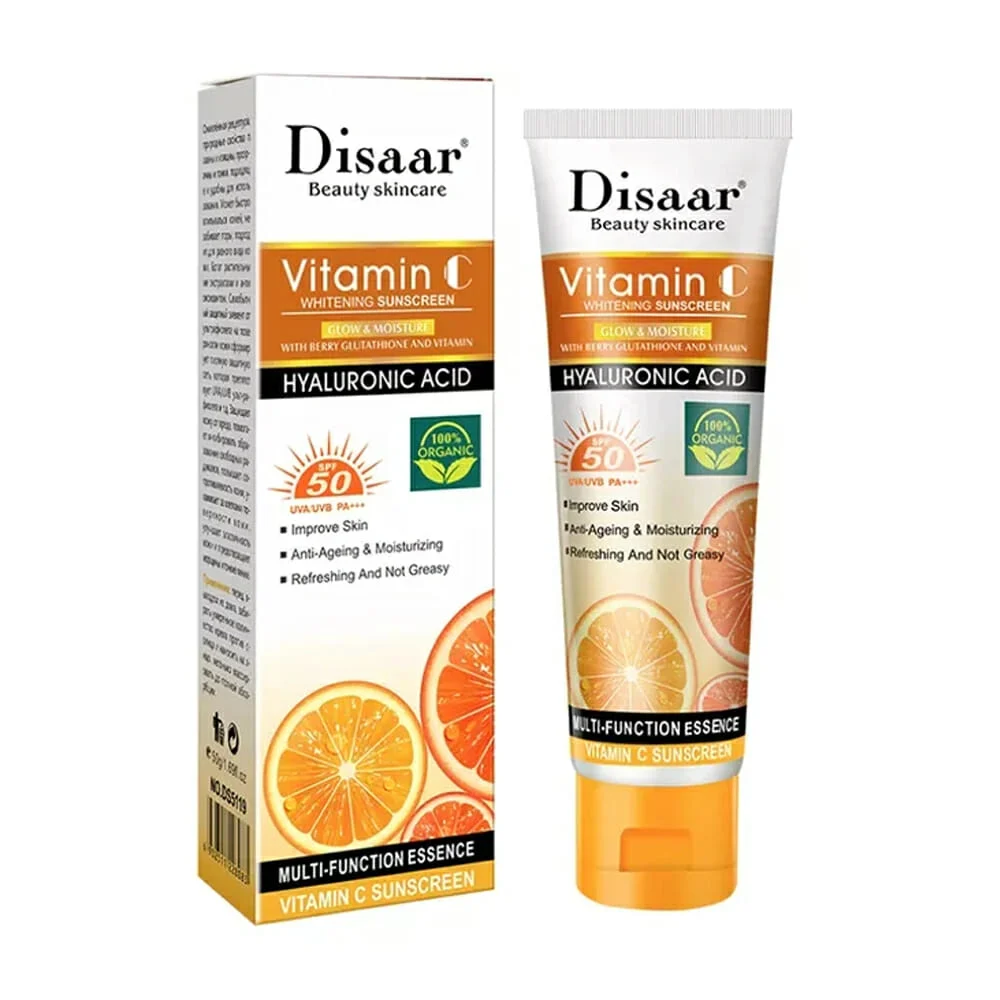 Protector solar con ácido hialurónico + vitamina c, 50g / dissar ds5119