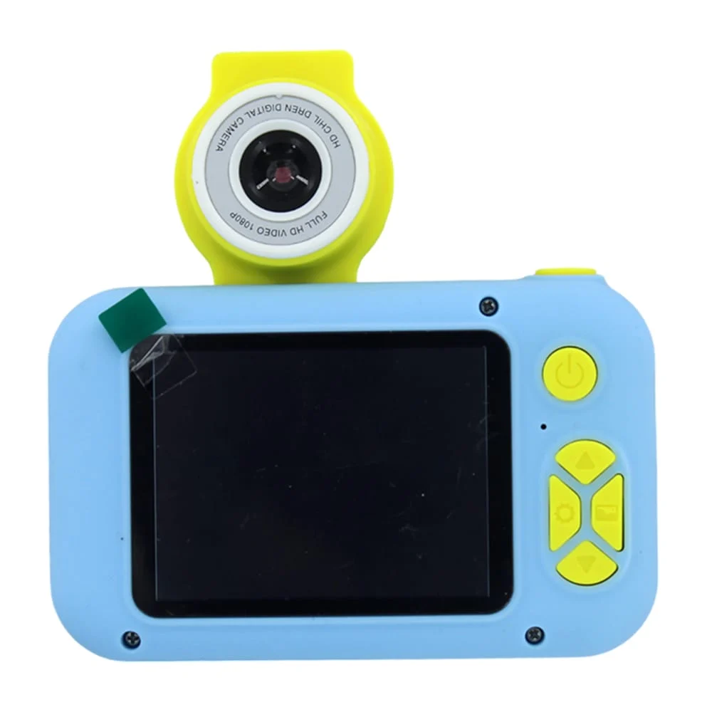 Cámara digital de plástico con lente movible para selfi y estampado de astronauta, variedad de colores / childrens fun camera / dv-956
