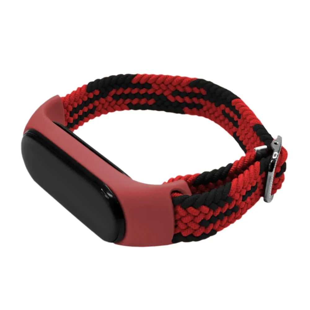 Reloj brazalete pulsera con sensor táctil touch y correas de tela, variedad de colores / dzb-2335