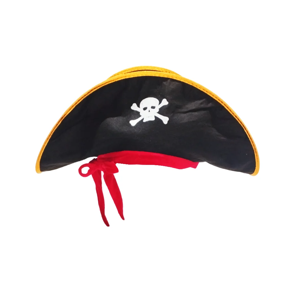 Sombrero de tela con diseño de pirata para disfraz de halloween / e-196