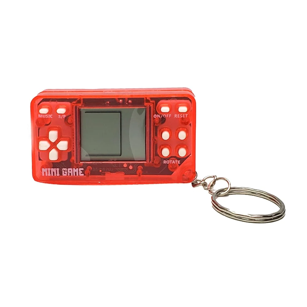 Llavero mini game consola retro con sonido, variedad de colores / e22