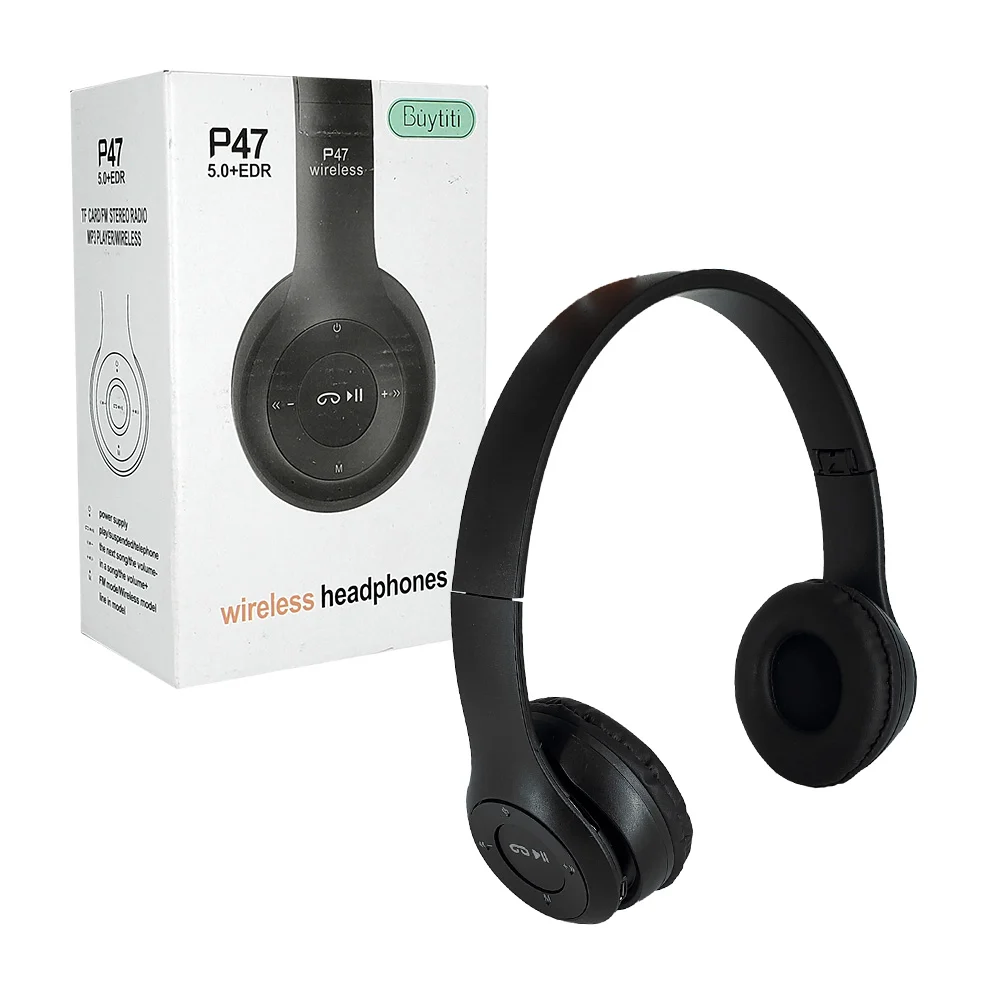 Diadema inalámbrica bluetooth, 3.7v-250ma, variedad de colores / ear-p47 / p47