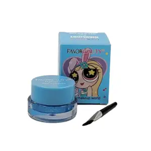 1pza Sombra para ojos favorbeauty con brillo y mini brocha aplicadora…