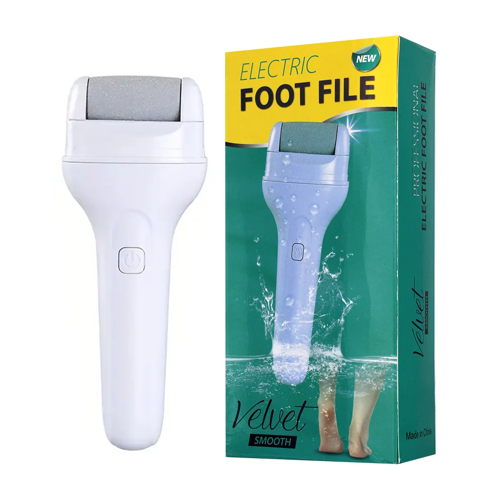 Lima eléctrica para pies velvet smooth 2h de batería, con cable usb, variedad de usos / el-242r / 16391