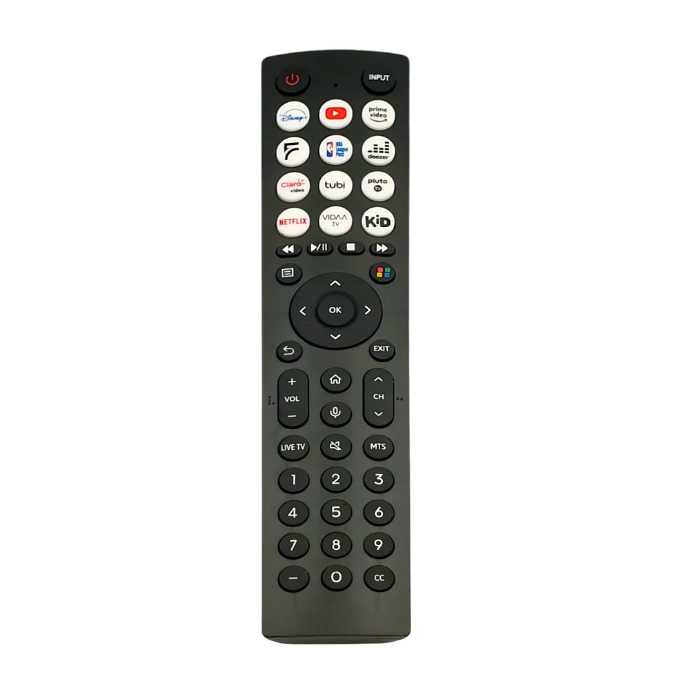 Control remoto universal para smart tv con accesos directos, controlador de línea de tiempo y botones básicos / ep31265