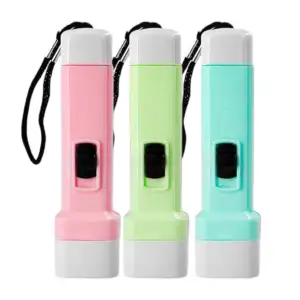1pza Mini lámpara led con colgante tipo llavero, 9cm, variedad de col…