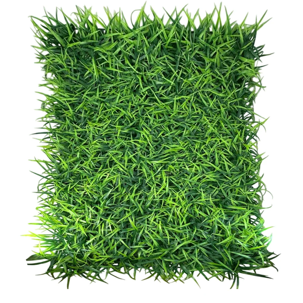 1pza Follaje artificial para decoración en color verde pasto 60x40cm / f5540