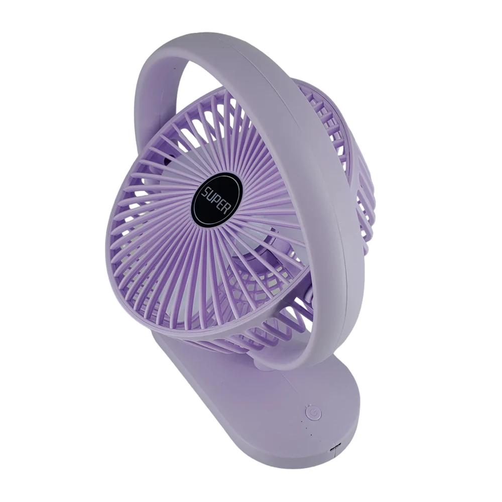 Ventilador redondo con base para escritorio y 3 velocidades, variedad de colores / super / usb desktop fan / f58-1 / f58-2