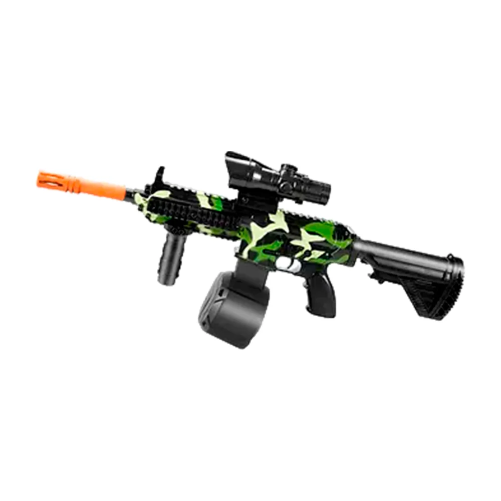 Pistola rifle ametralladora de hidrogel 7-8mm automatica recargable con accesorios / f808c-1 / f808c-2