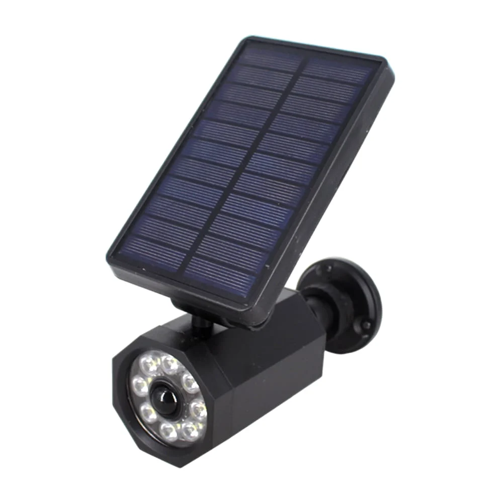 Lámpara led con sensor y panel solar para pared o jardín / led solar motion sensor light