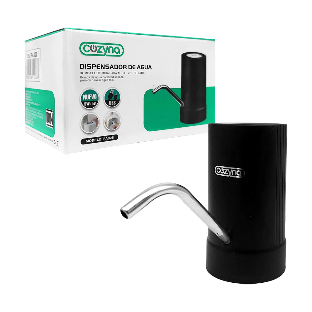 Dispensador de agua automático recargable, cilíndrica, 5W / fa028 / 115737 / cozyna
