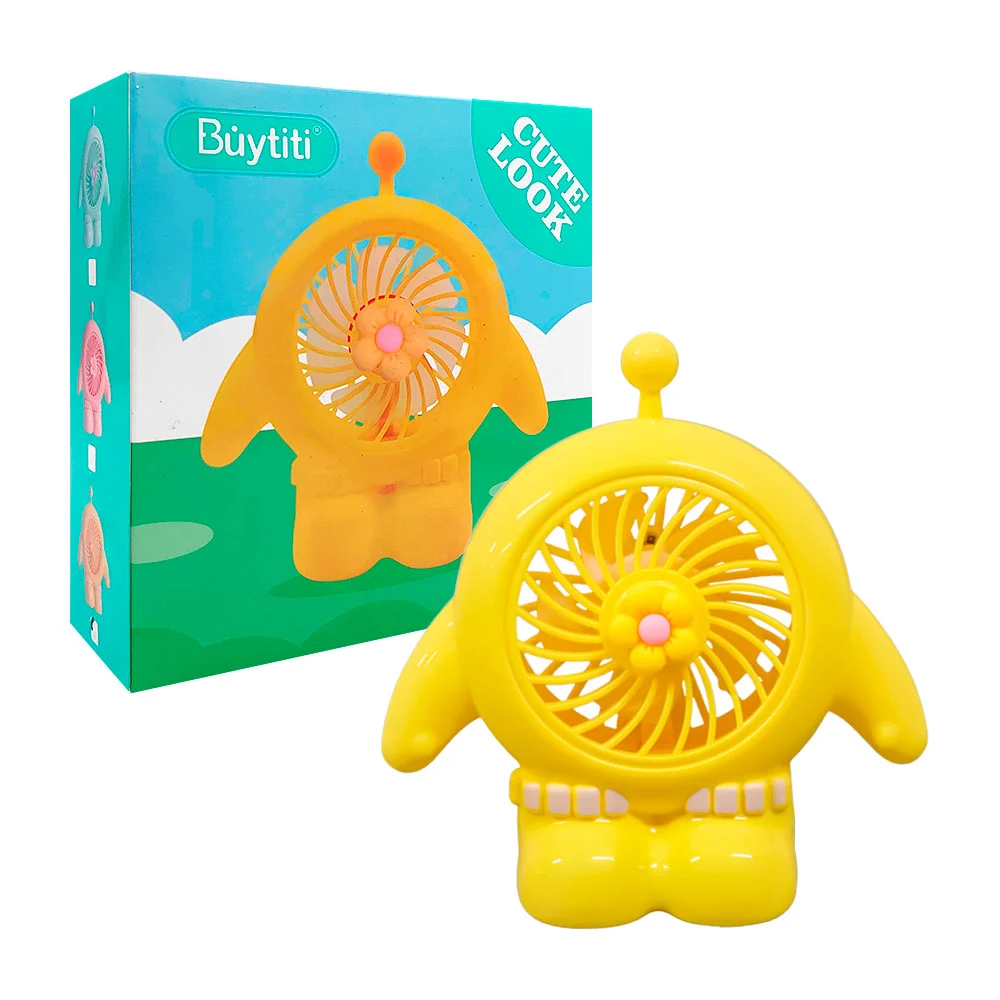 Ventilador pequeño buytiti en forma de monstruo recargable con figura decorativa, variedad de colores / cute look / fan-mini21
