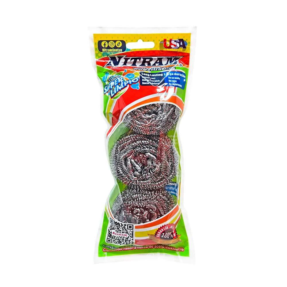 Blíster de 3 fibras metálicas de acero...