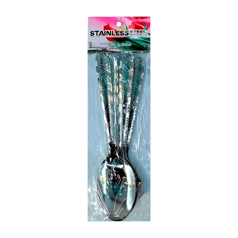 Paquete con 12 cucharas de acero inoxida...