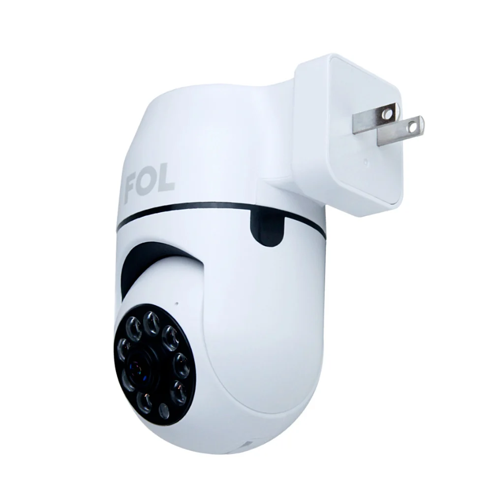 Cámara de vigilancia inteligente wifi hd con conexión de clavija bifásica / fc-ak008