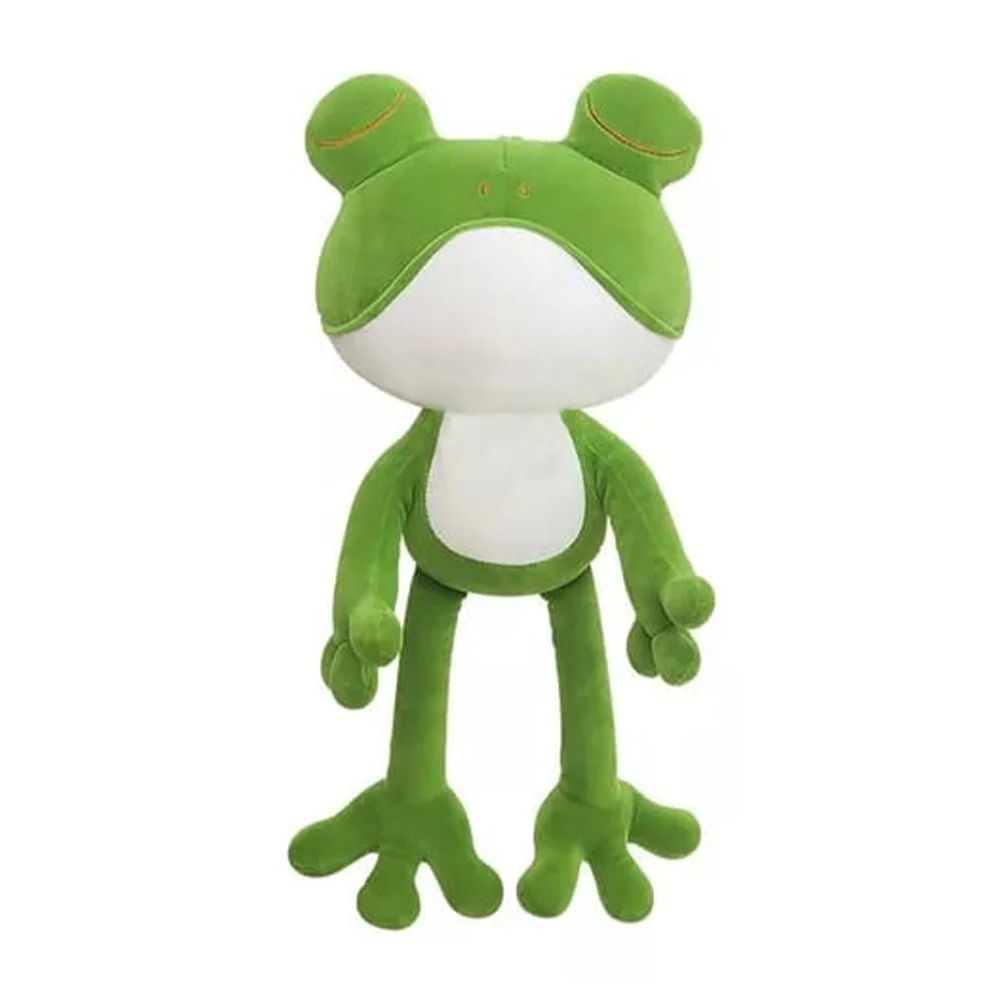 Peluche afelpado en forma de rana 38cm, variedad de colores